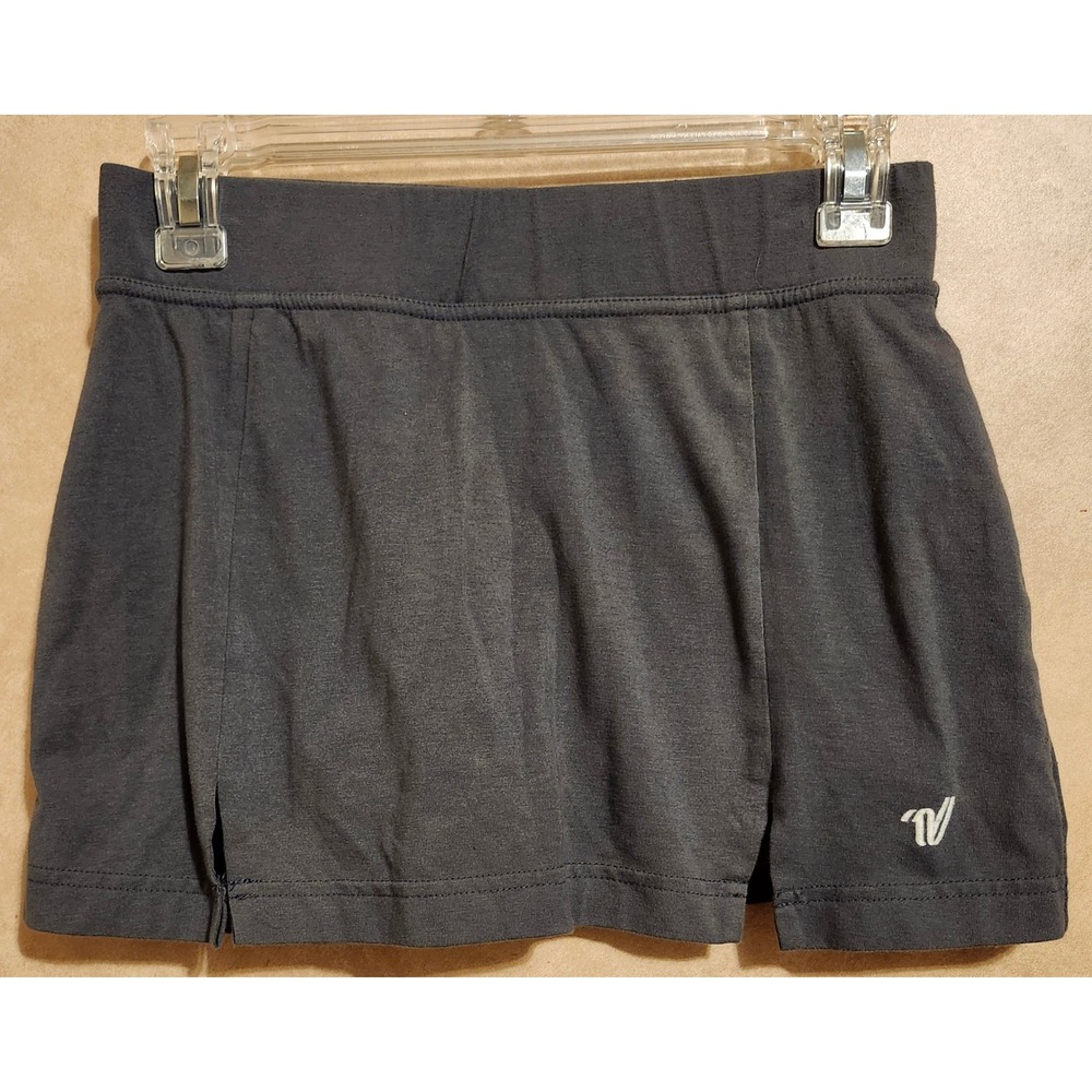 Tail Activewear Gray Jersey Knit Athletic Skort with Built in Shorts Size S
